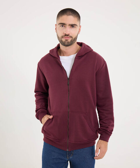 Buzos zipper unicolor